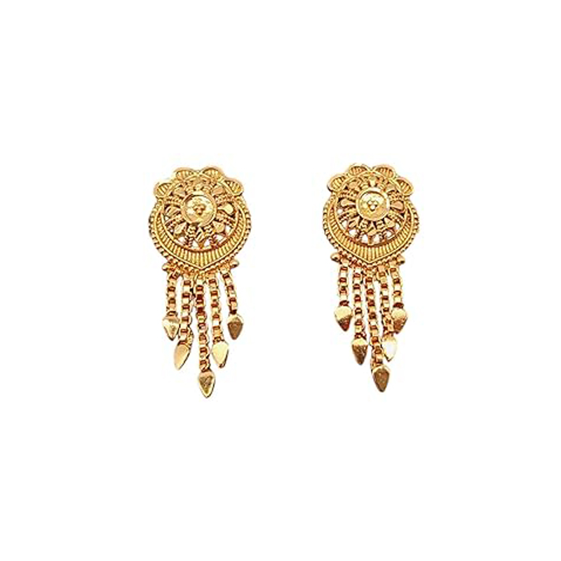 Trendy and Stylish 1 Gram Gold Plated, Light Weighted Drop Earring for Women and Girls