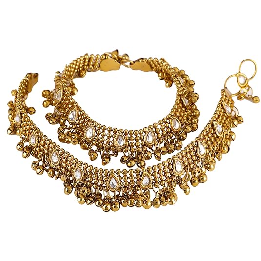 Gold Plated Anklets for Women