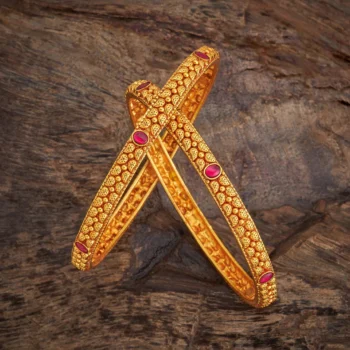 Traditional Silver Temple Bangle for Ethnic Elegance