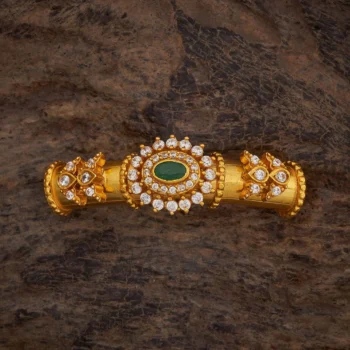 Traditional Silver Temple Bangle Pendant for Elegant Ethnic Style